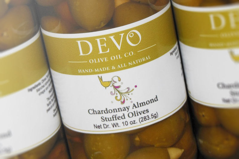 Chardonnay Almond Stuffed Olives